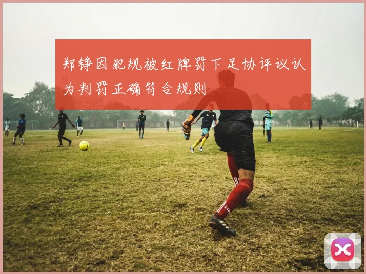 郑铮因犯规被红牌罚下足协评议认为判罚正确符合规则